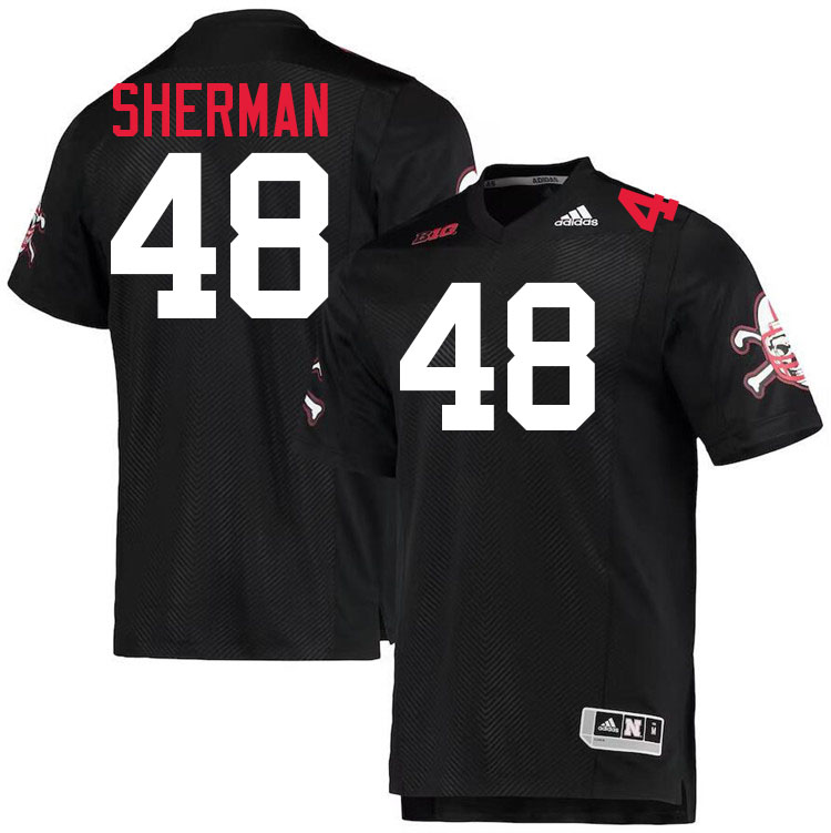 MJ Sherman Nebraska Jersey,Nebraska Cornhuskers Football Uniforms,Jersey-Blackshirt Home